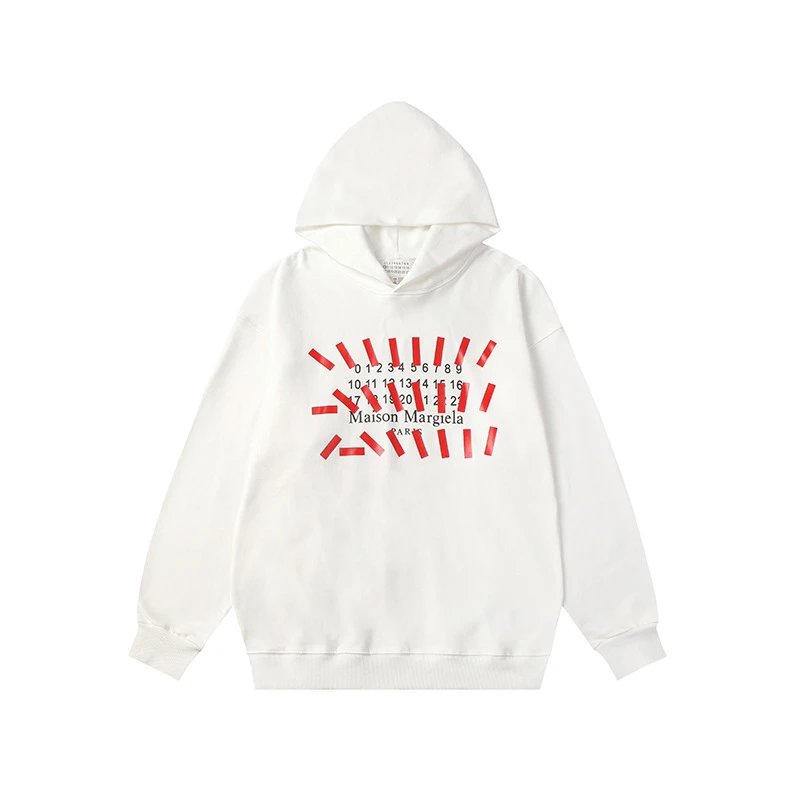 Inverted Letter Zip Hoodie Unisex photo 7