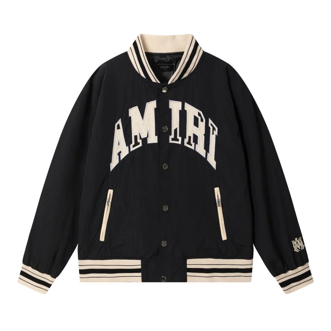 Embroidered Bone Bomber Jacket photo 6