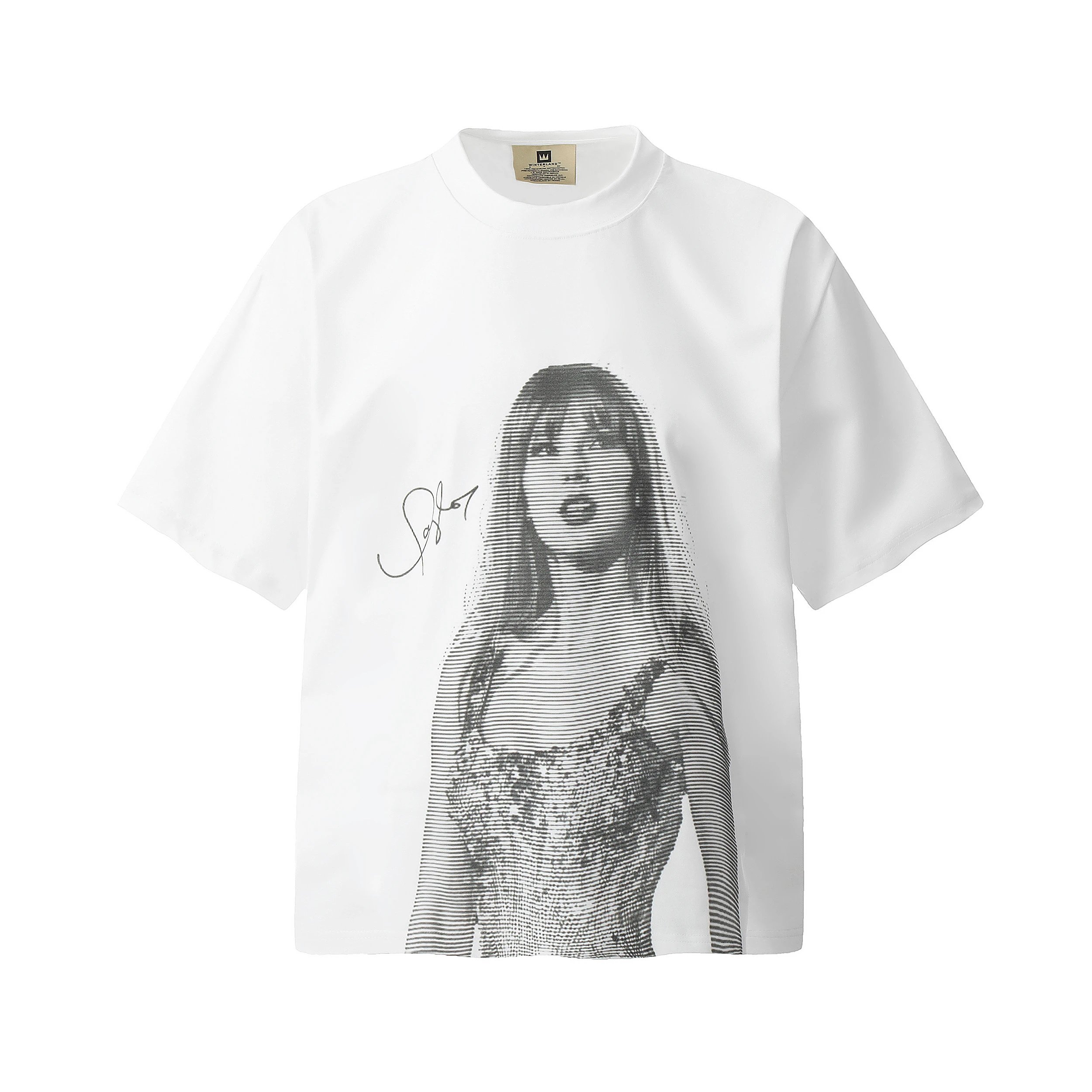 Portrait Print Vintage T-Shirt photo 4