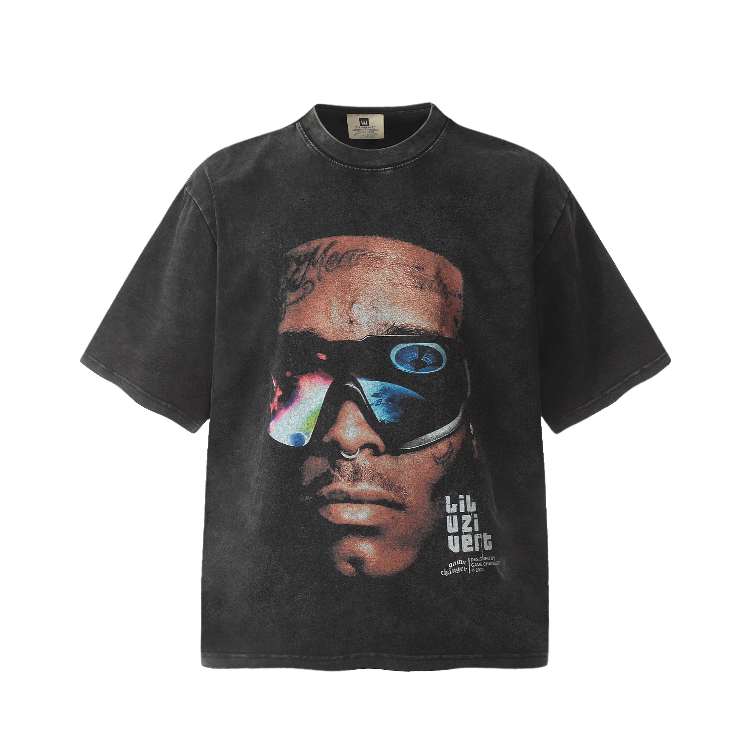 Portrait Print Vintage T-Shirt photo 7