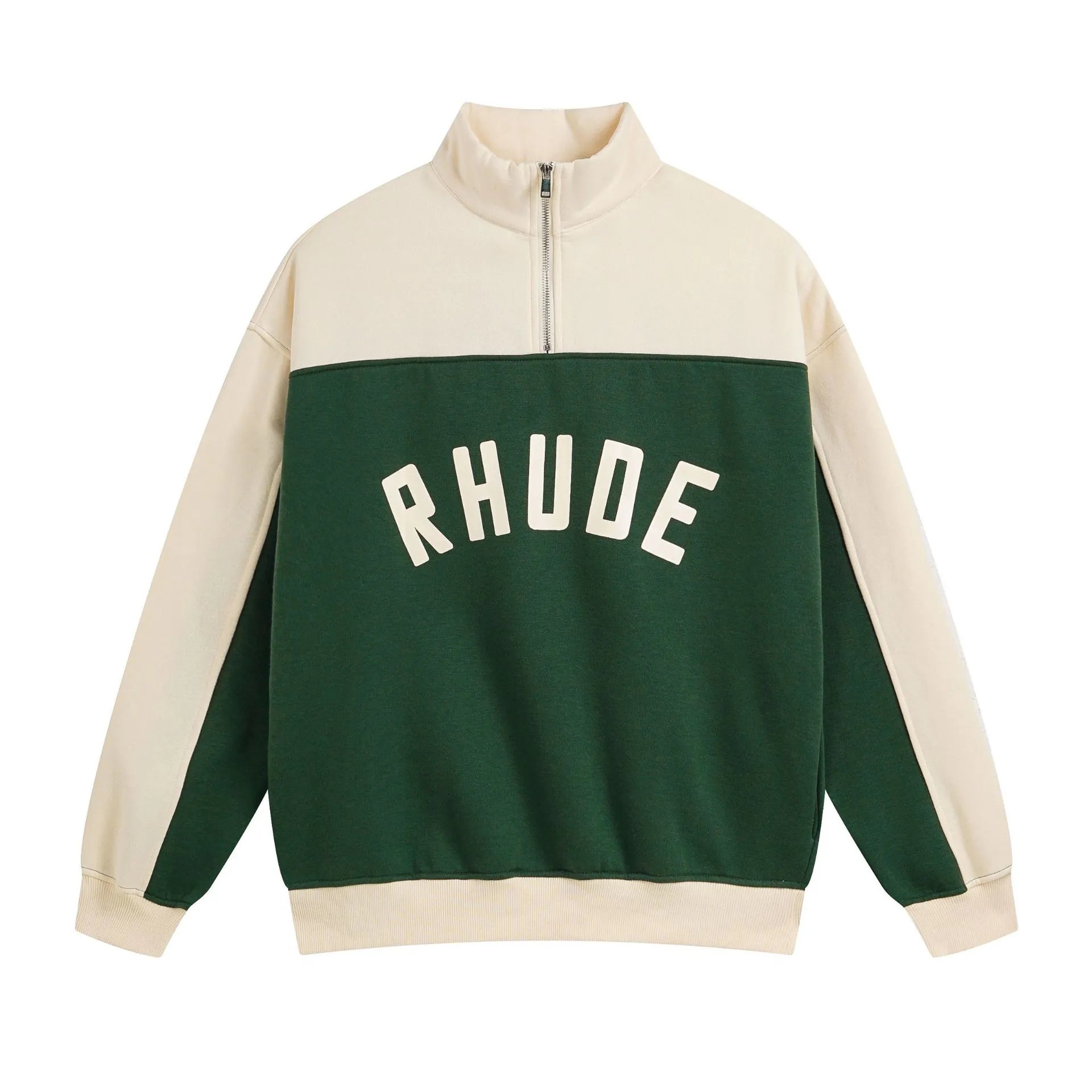 Colorblock Fleece Half-Zip Hoodie and Pants Set photo 5