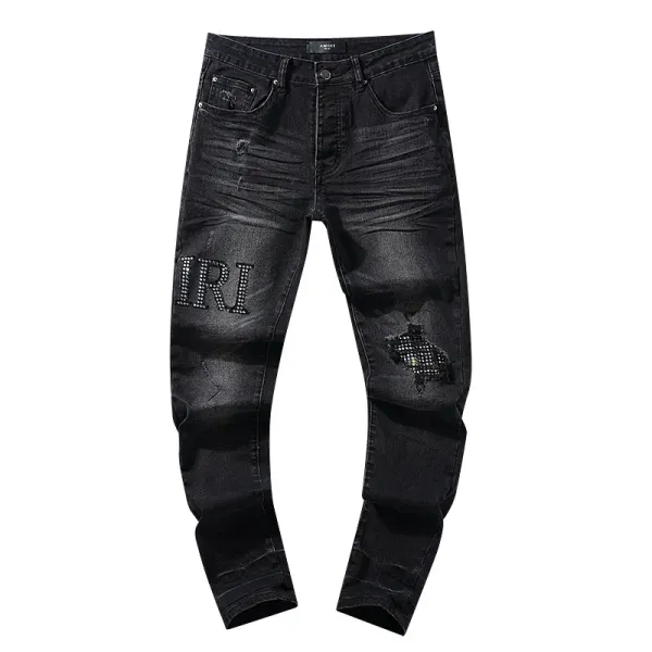 Amiri Knuckleduster Distressed Ripped Jeans - 9