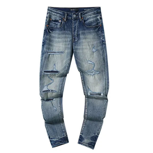 Amiri Knuckleduster Distressed Ripped Jeans - 38