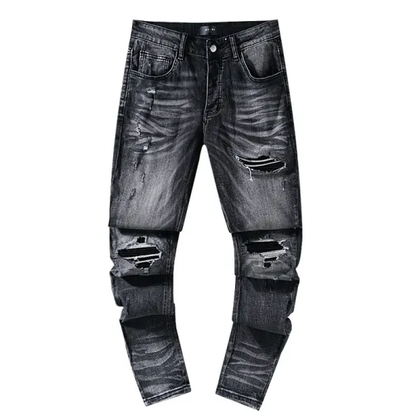 Amiri Knuckleduster Distressed Ripped Jeans - 16