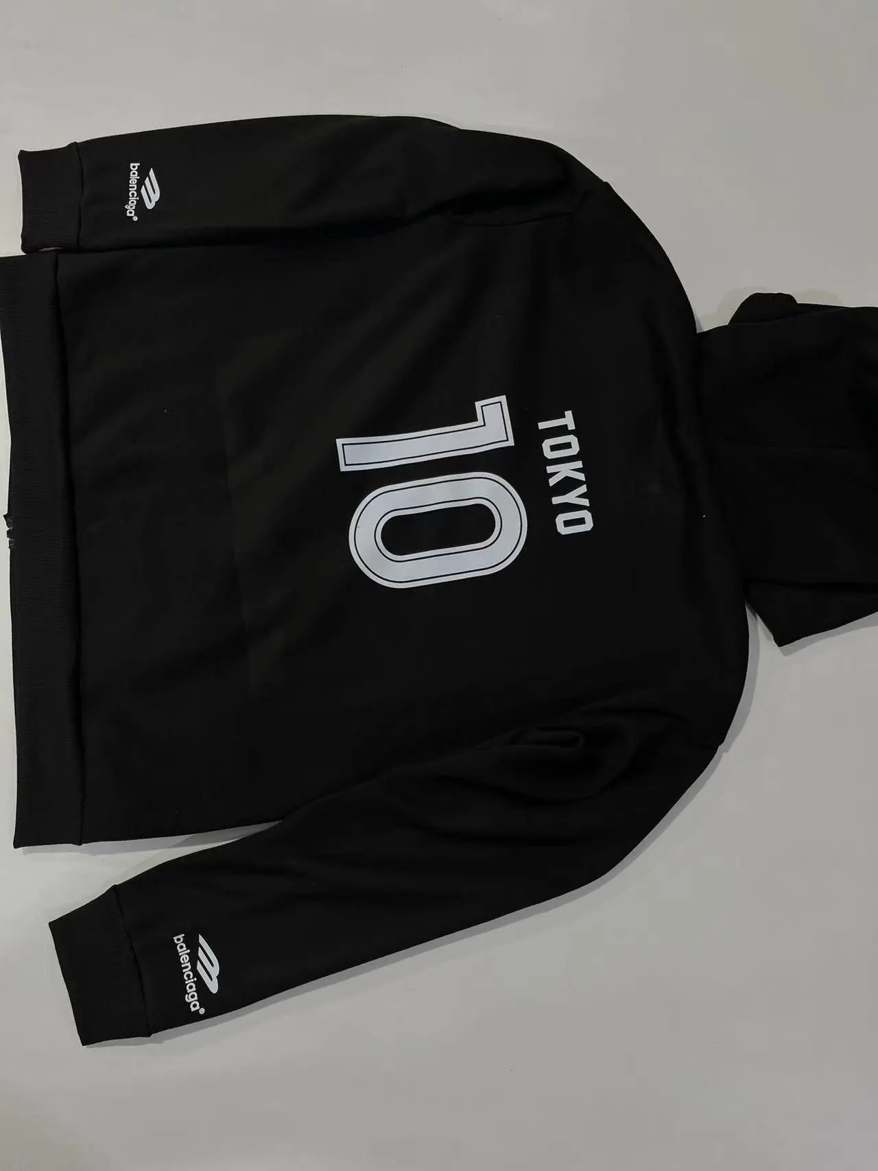 Logo Print Water-Wash Hoodie photo 7