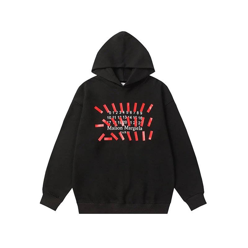Inverted Letter Zip Hoodie Unisex photo 6