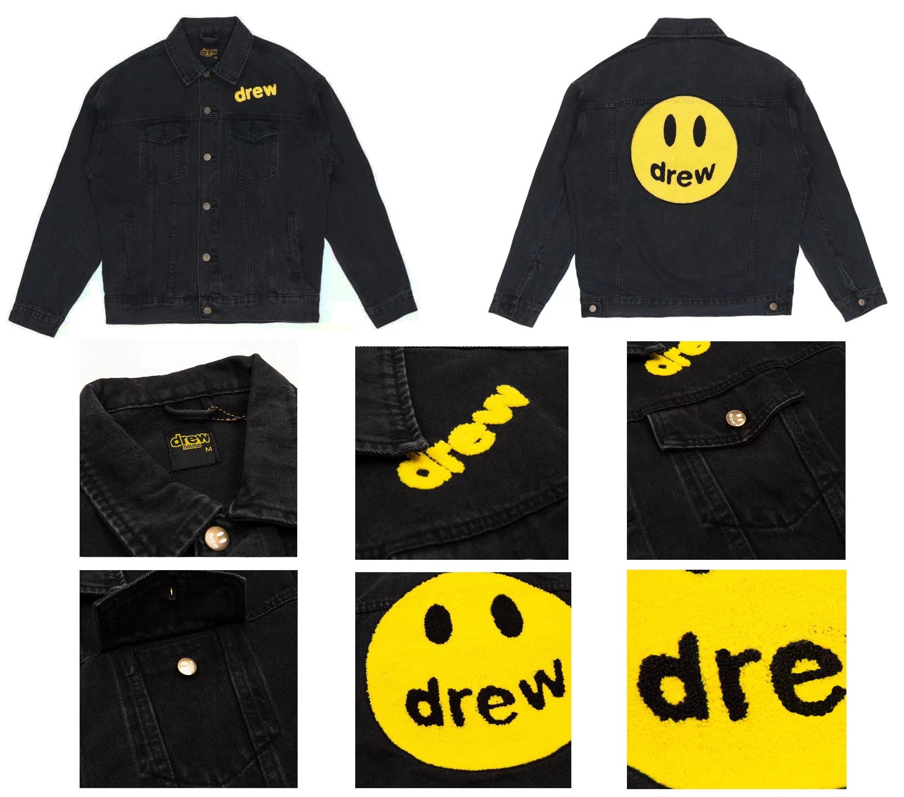 Smiley Washed Denim Jacket photo 8