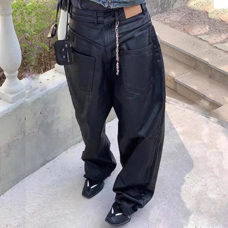 Waxed Straight Leg Denim Jeans photo 5