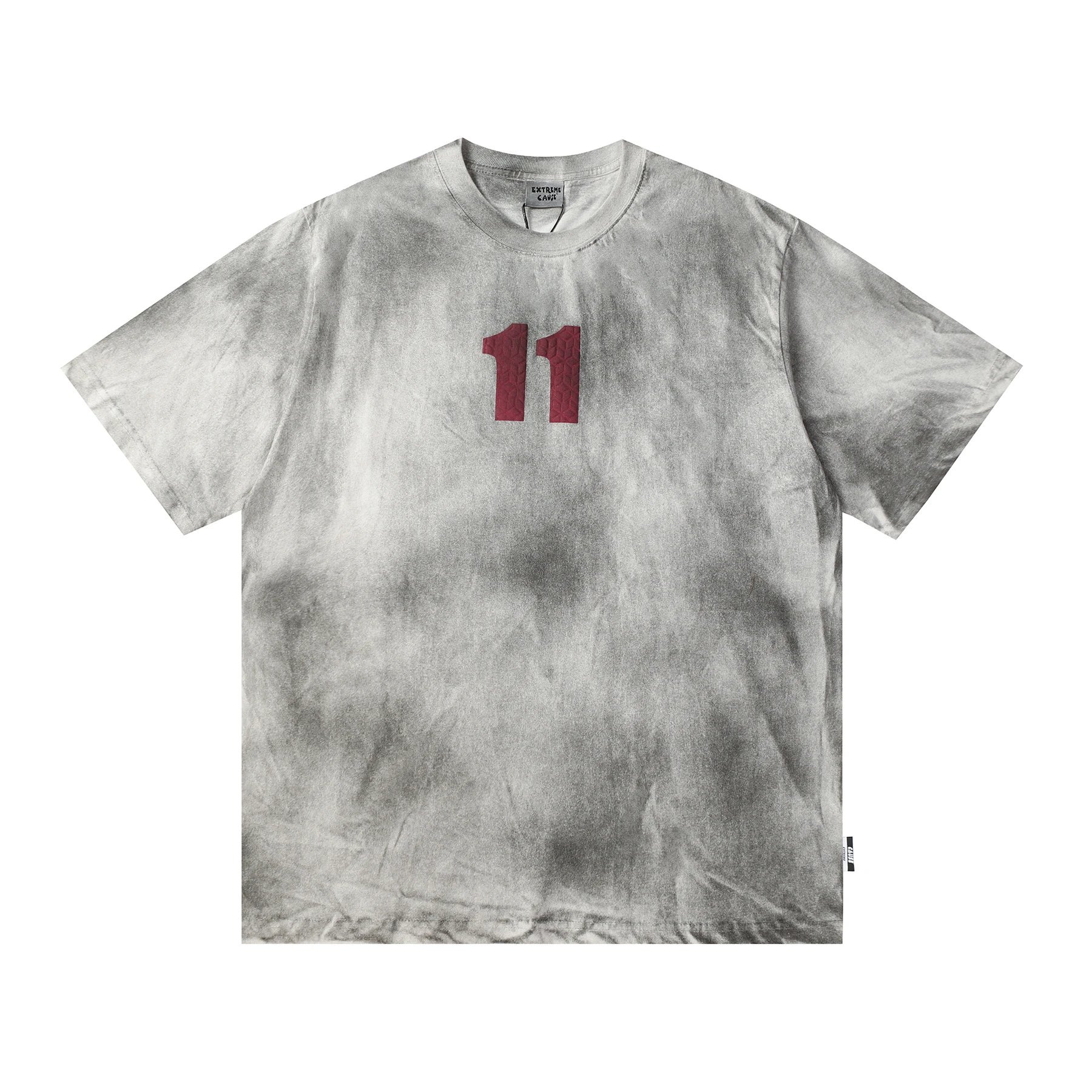 Velvet Letter Contrast T-Shirt