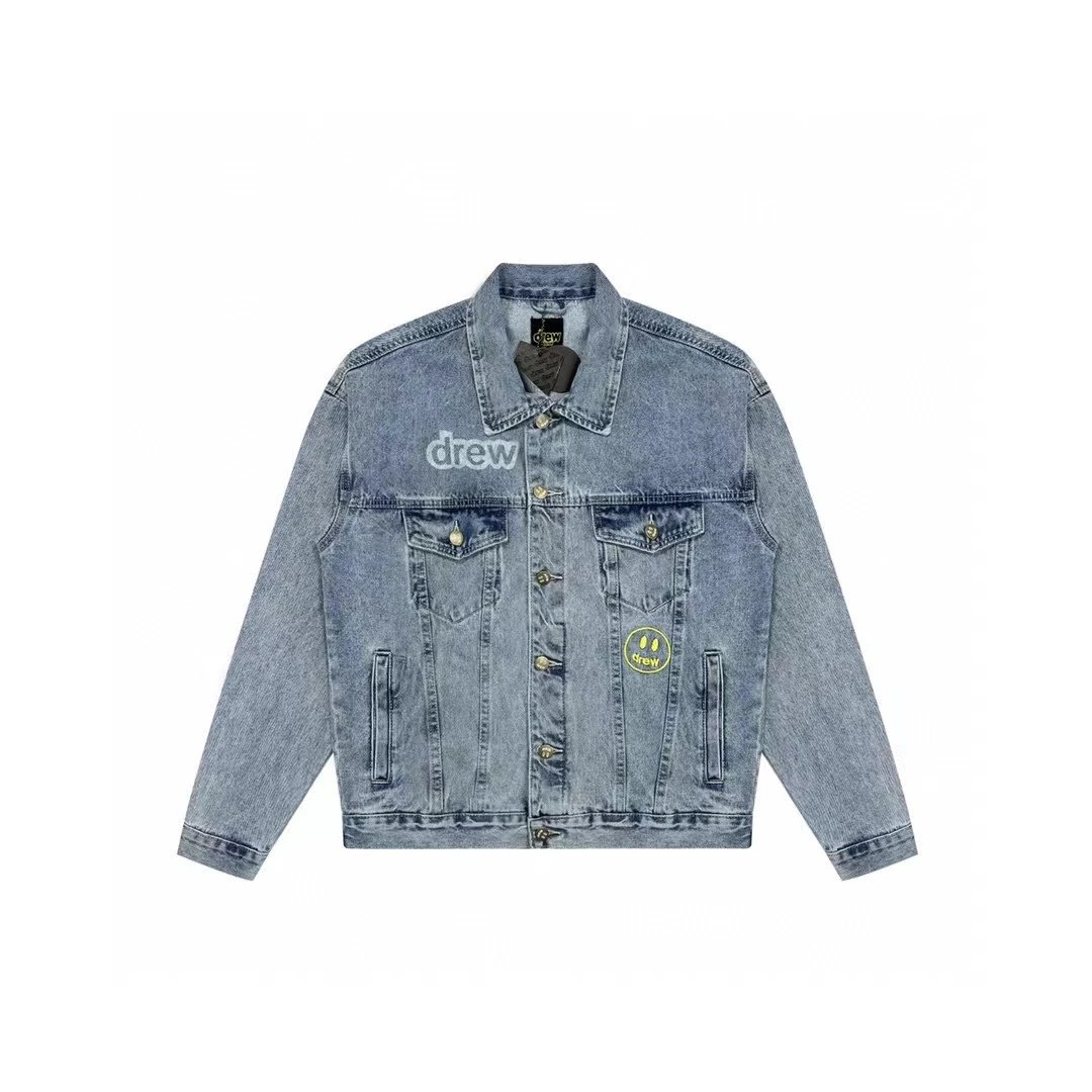 Smiley Washed Denim Jacket photo 4