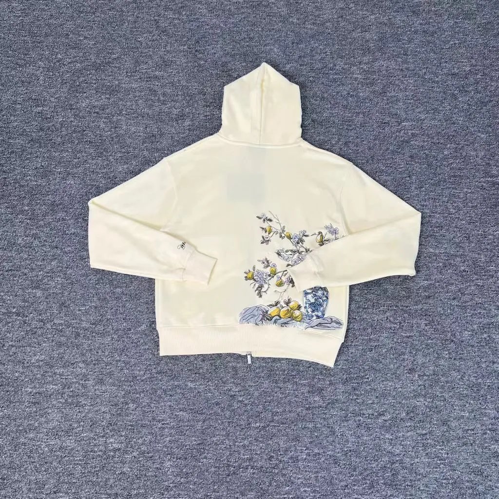 Embroidered Cherry Waffle Long Sleeve T-Shirt photo 4