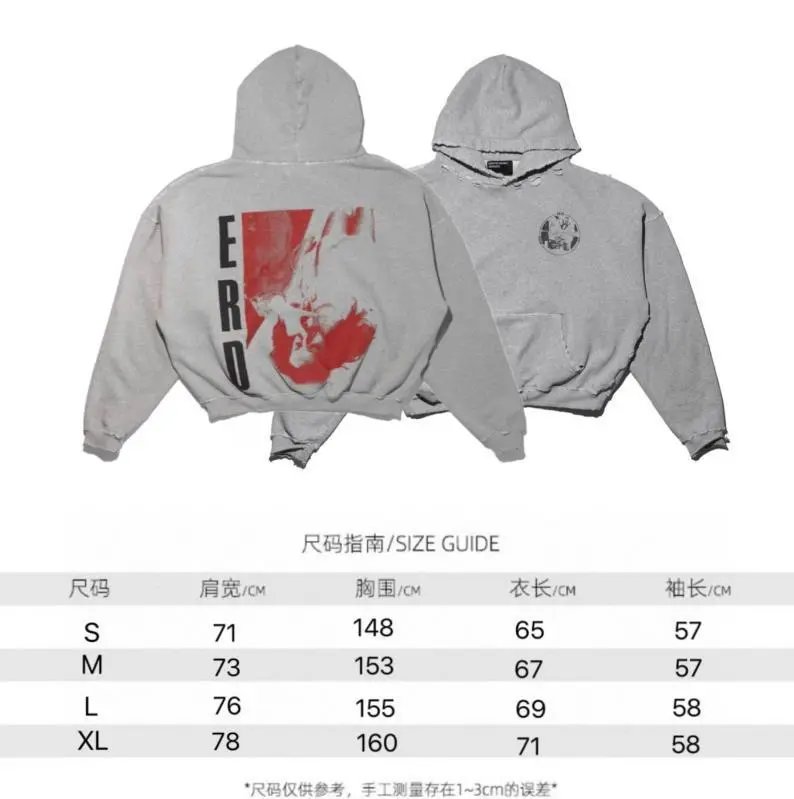 Letter Print Vintage Zip Hoodie photo 3