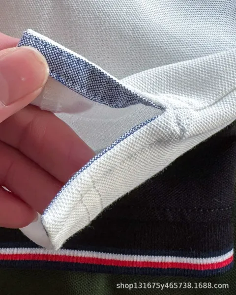 Tommy Hilfiger Classic Polo Shirt in White, Navy, Black, Gray, and Army Green - 8