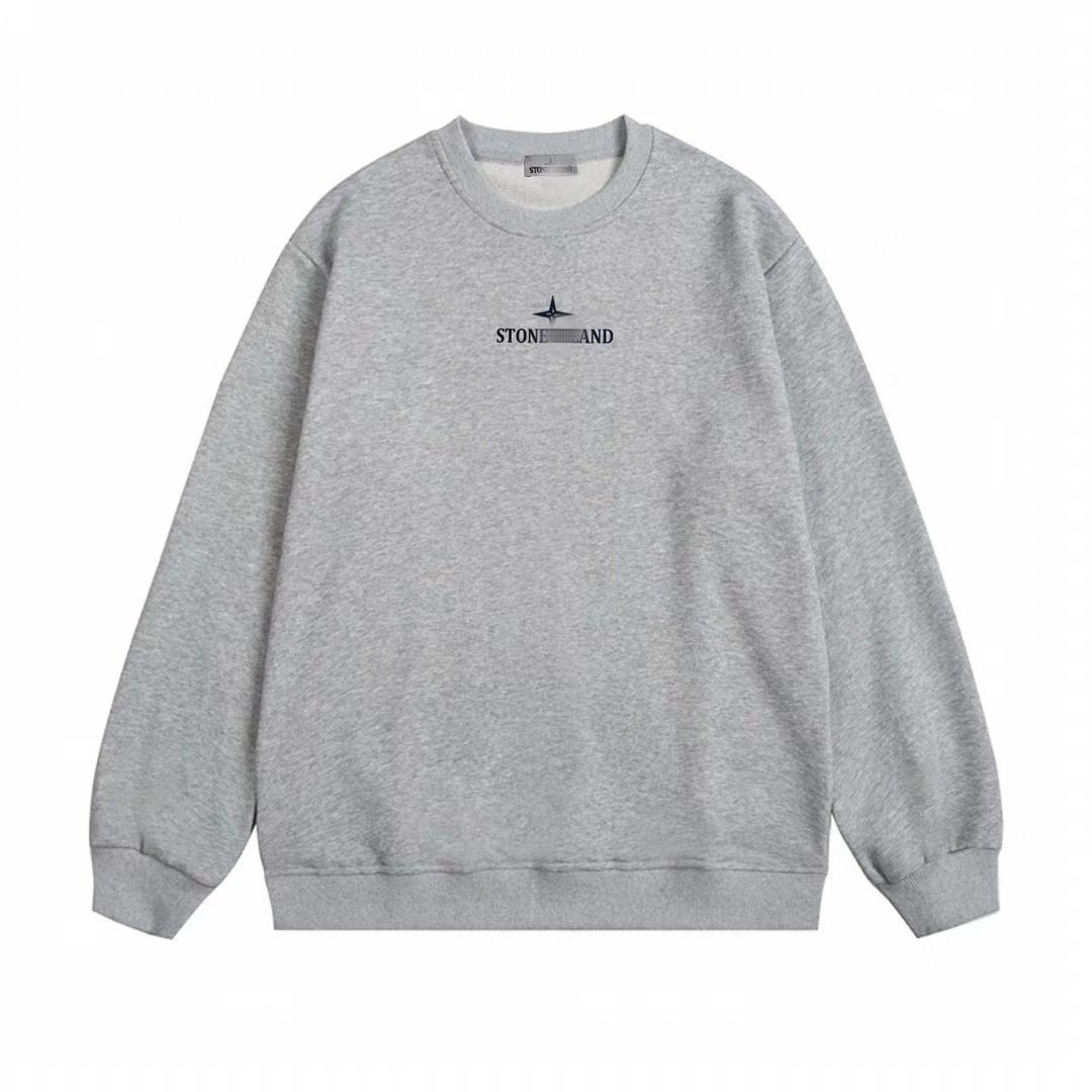 Stone Island Compass Logo Crewneck Sweatshirt