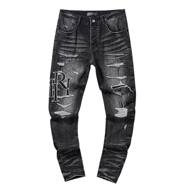 Amiri Knuckleduster Distressed Ripped Jeans - 12