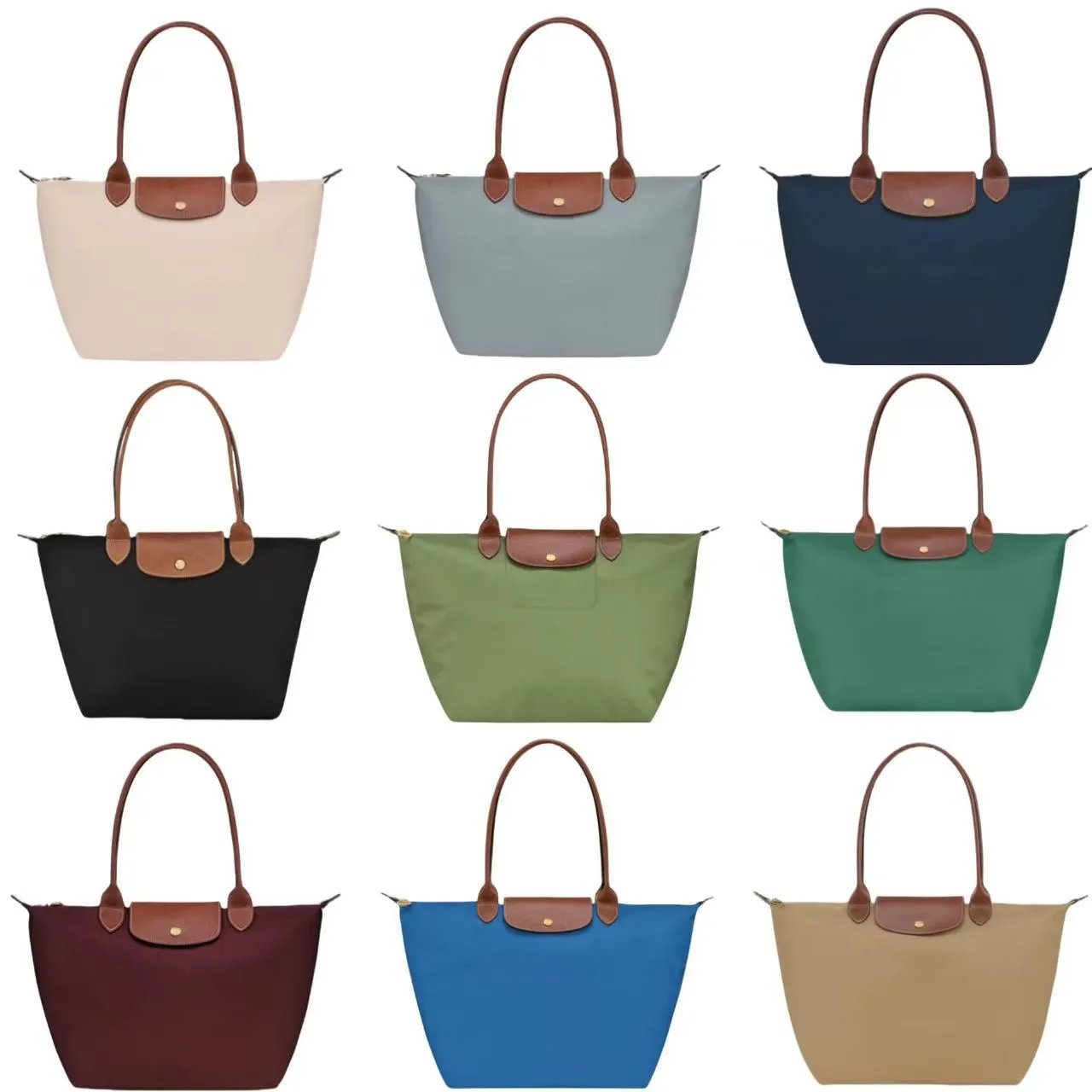 Longchamp Le Pliage Medium Blue Handbag - 8