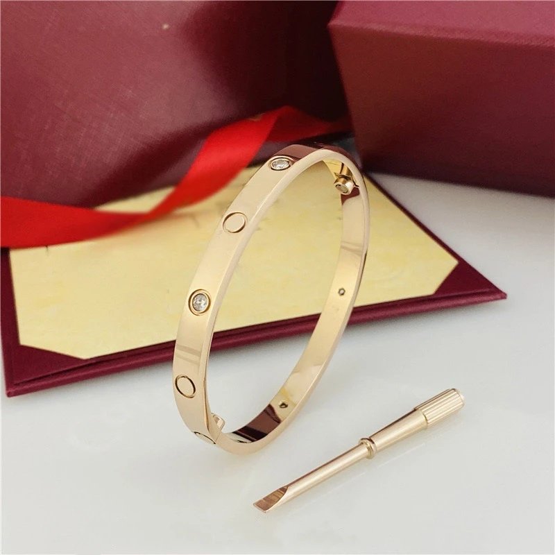 Titanium Steel Screw Couple Bracelet photo 5