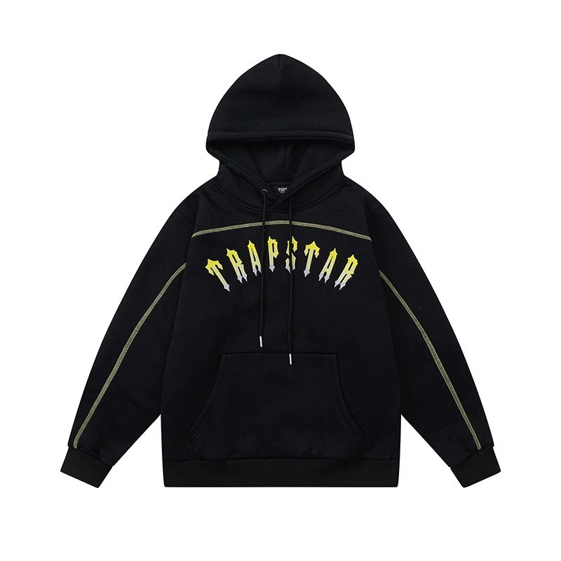 Gradient Tiger Head Embroidered Hoodie and Pants Set photo 4