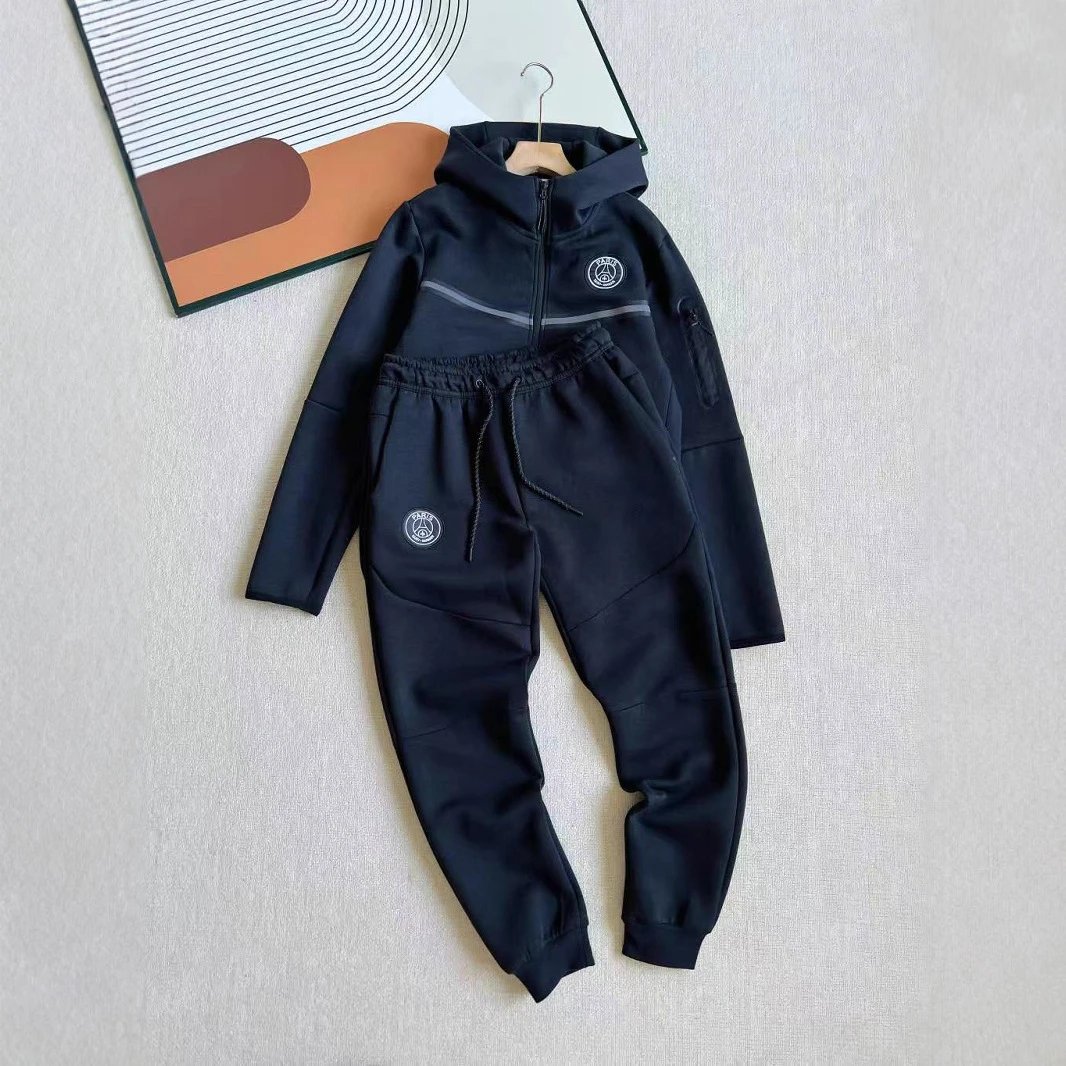 Hooded Zip Jacket and Sweatpants Set