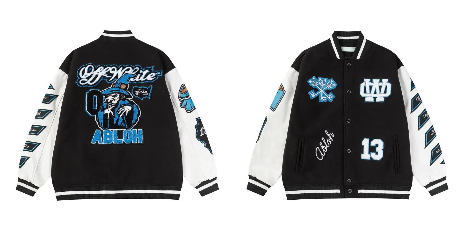 Logo Embroidery Baseball Jacket photo 3