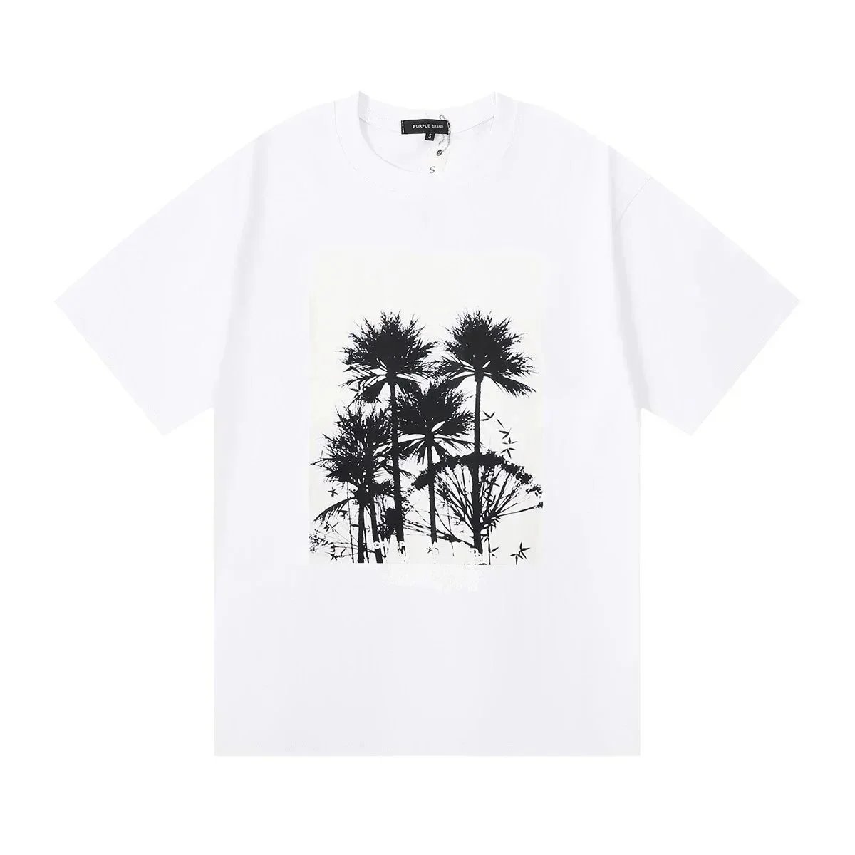 Chess Print Cotton T-Shirt photo 7
