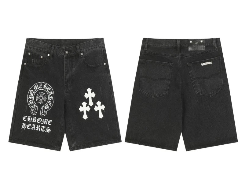 Embroidery Denim Shorts photo 8