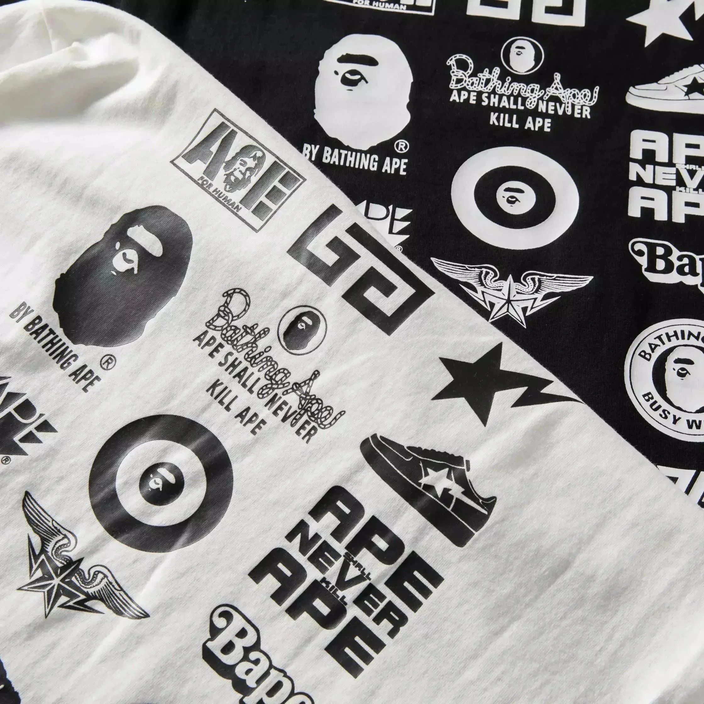 Ape Back Print Logo T-Shirt photo 6