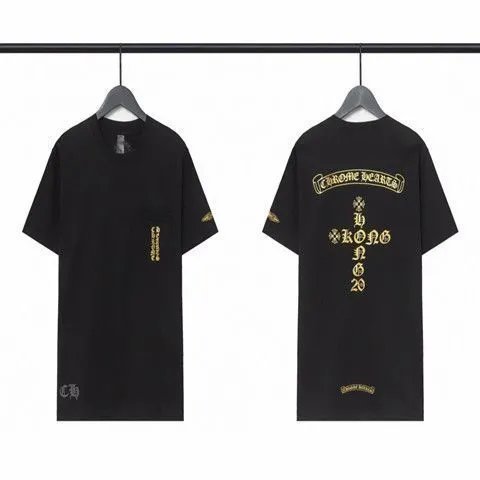 Cross and Mantra Print Cotton T-Shirt photo 3
