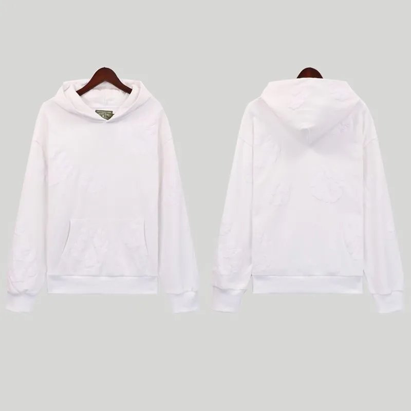 Embossed Fleece-Lined Hoodie photo 5