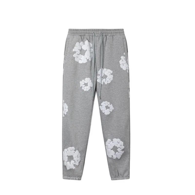 Foil Print Fleece Hoodie and Pants Set photo 5