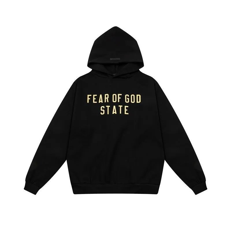 STATE Letter Drawstring Hoodie photo 3