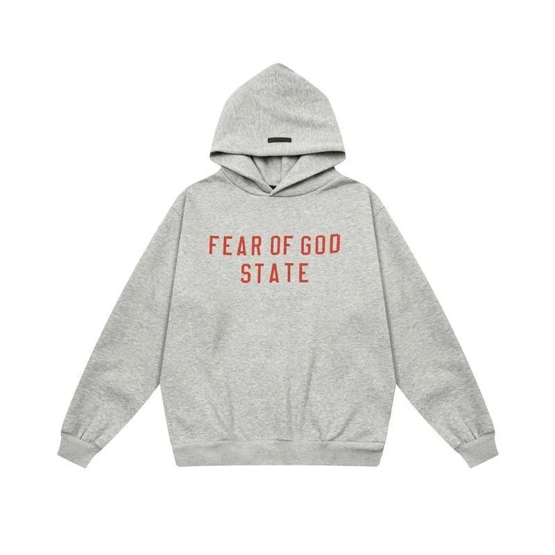 STATE Letter Drawstring Hoodie photo 6
