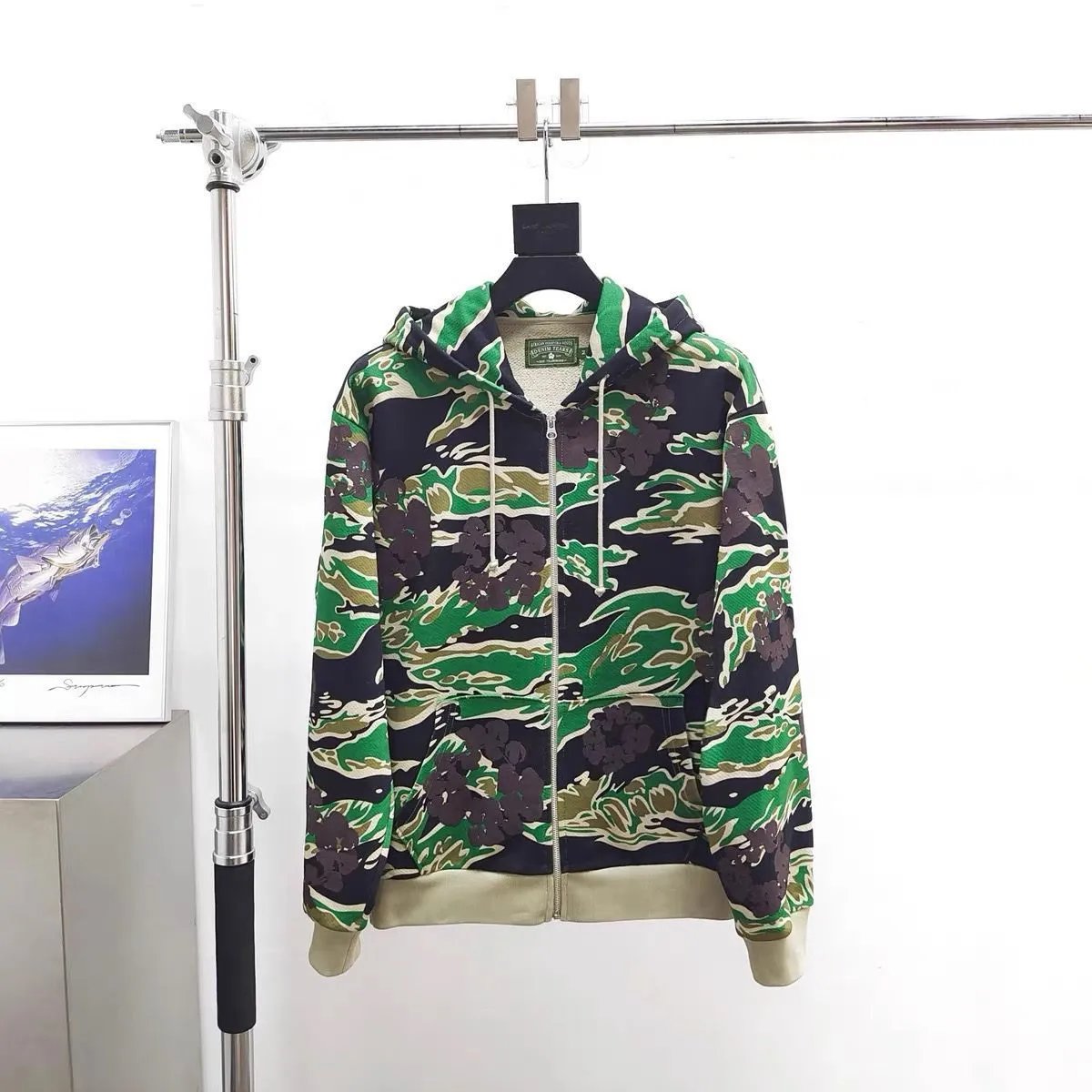 Camo Foam Hoodie and Jogger Set photo 6