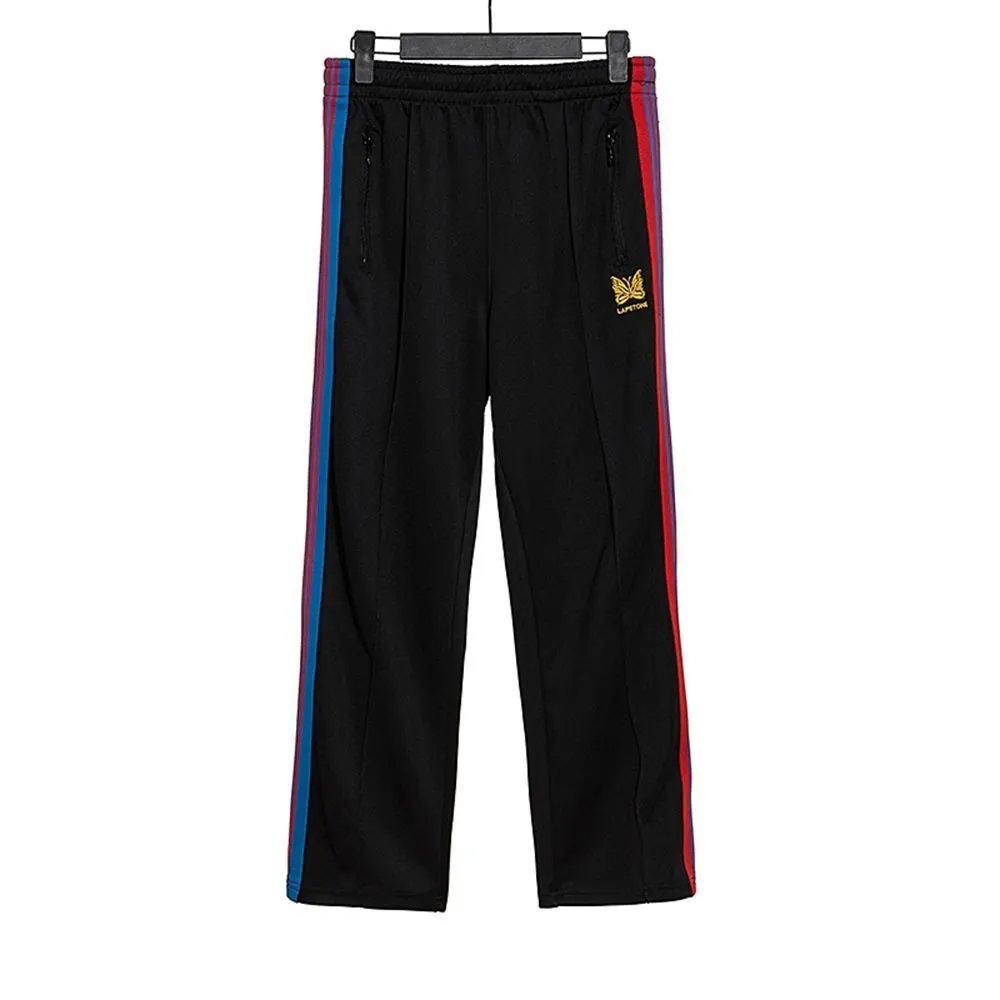 Embroidered Track Straight Pants photo 3