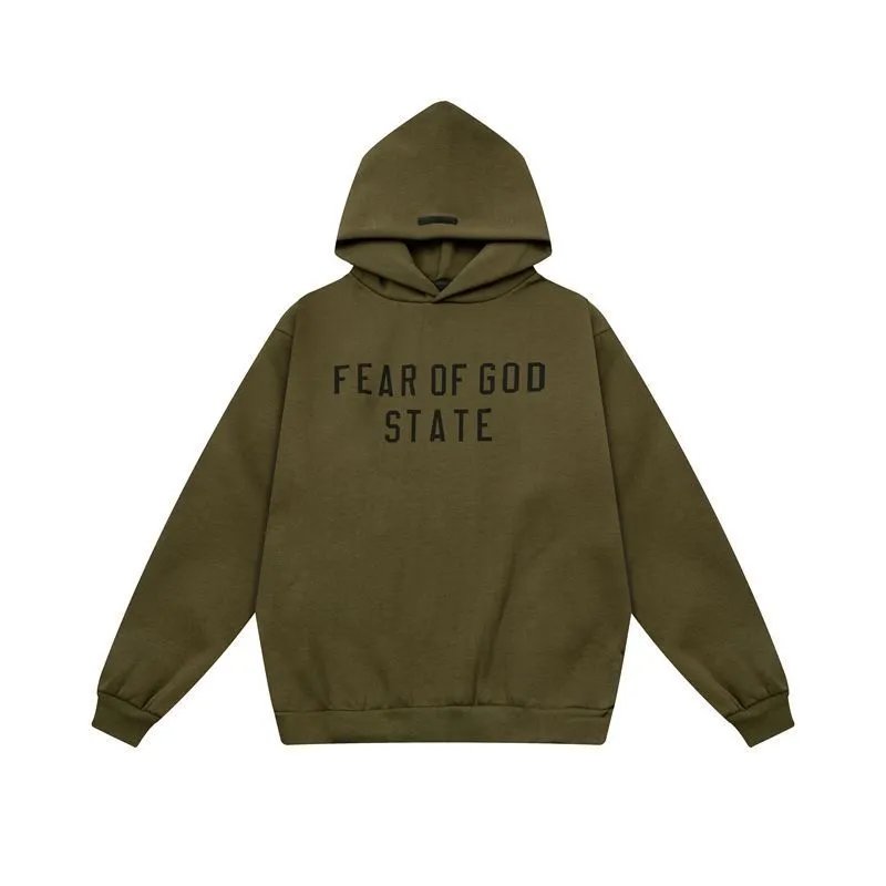 STATE Letter Drawstring Hoodie photo 4