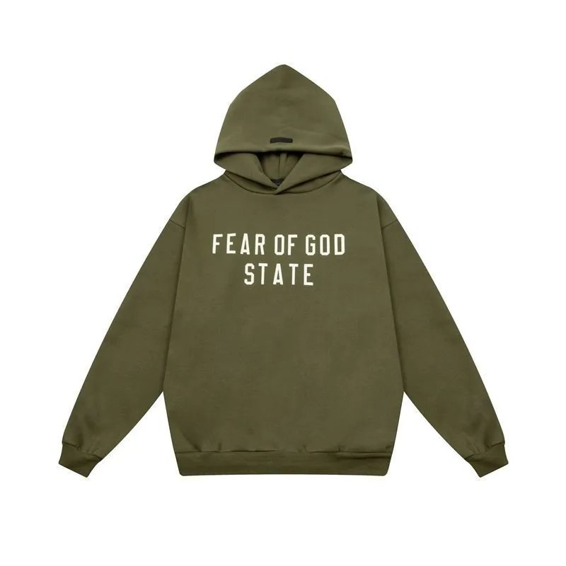 STATE Letter Drawstring Hoodie photo 5