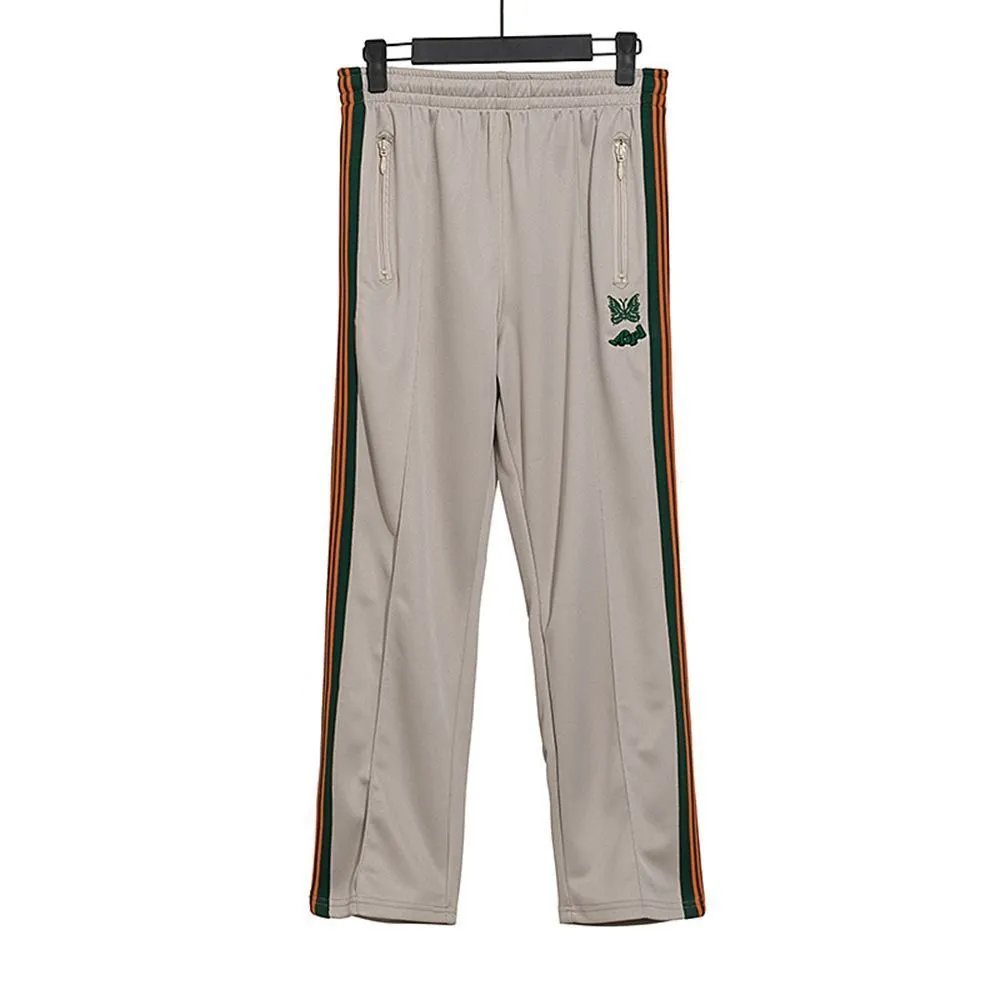 Embroidered Track Straight Pants photo 2