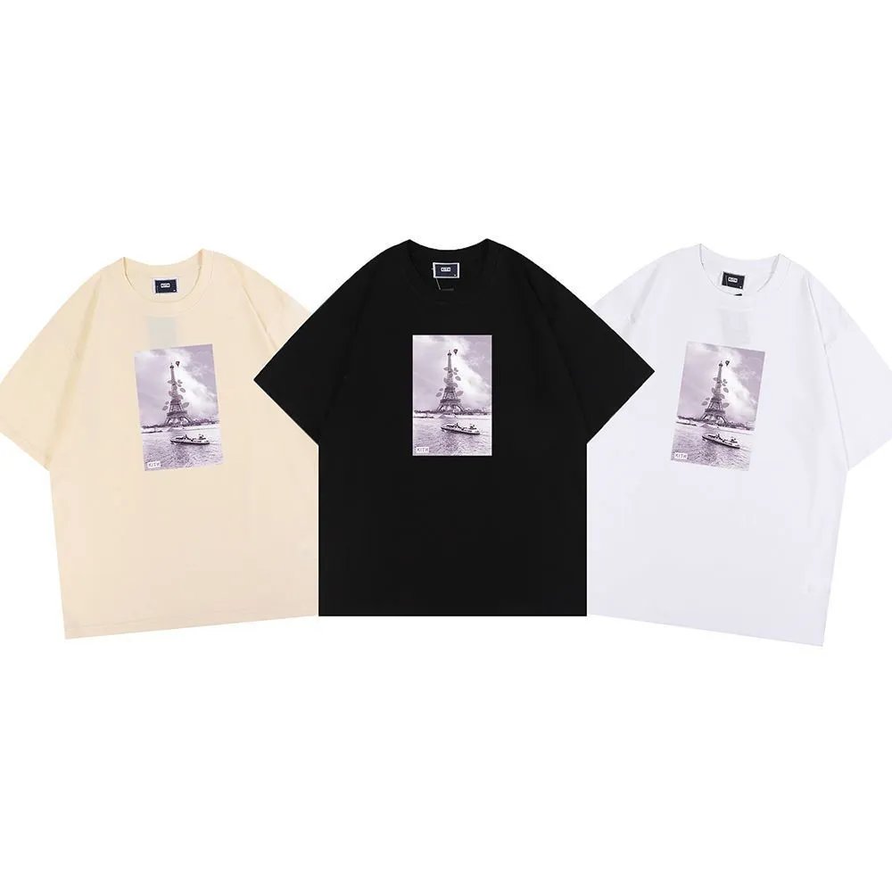 Maroon Eiffel Tower Tee