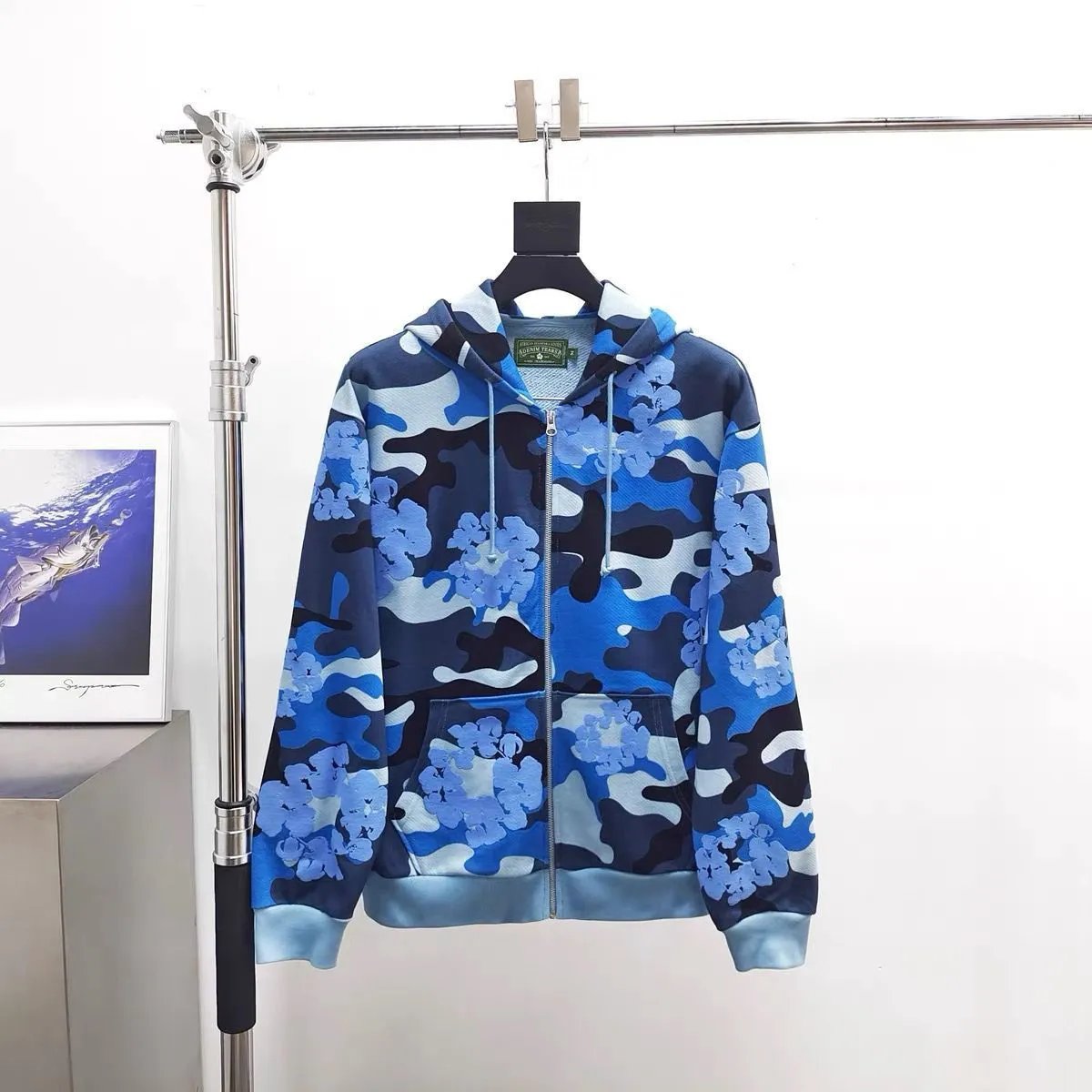 Camo Foam Hoodie and Jogger Set photo 5