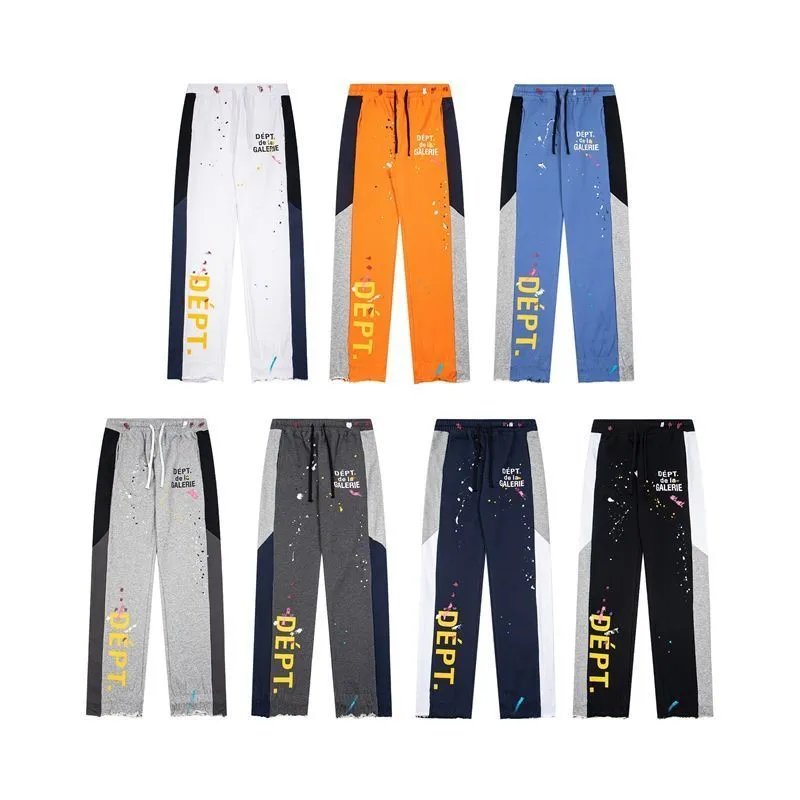 Splash Patchwork Color-Block Pants