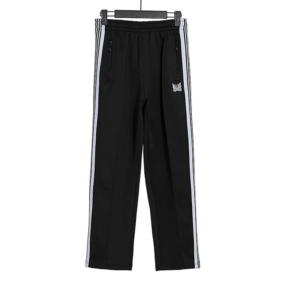 Embroidered Track Straight Pants photo 6