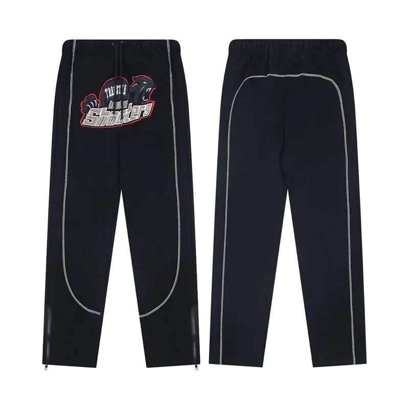 Tiger Head Embroidered Hoodie and Sweatpants Set photo 3