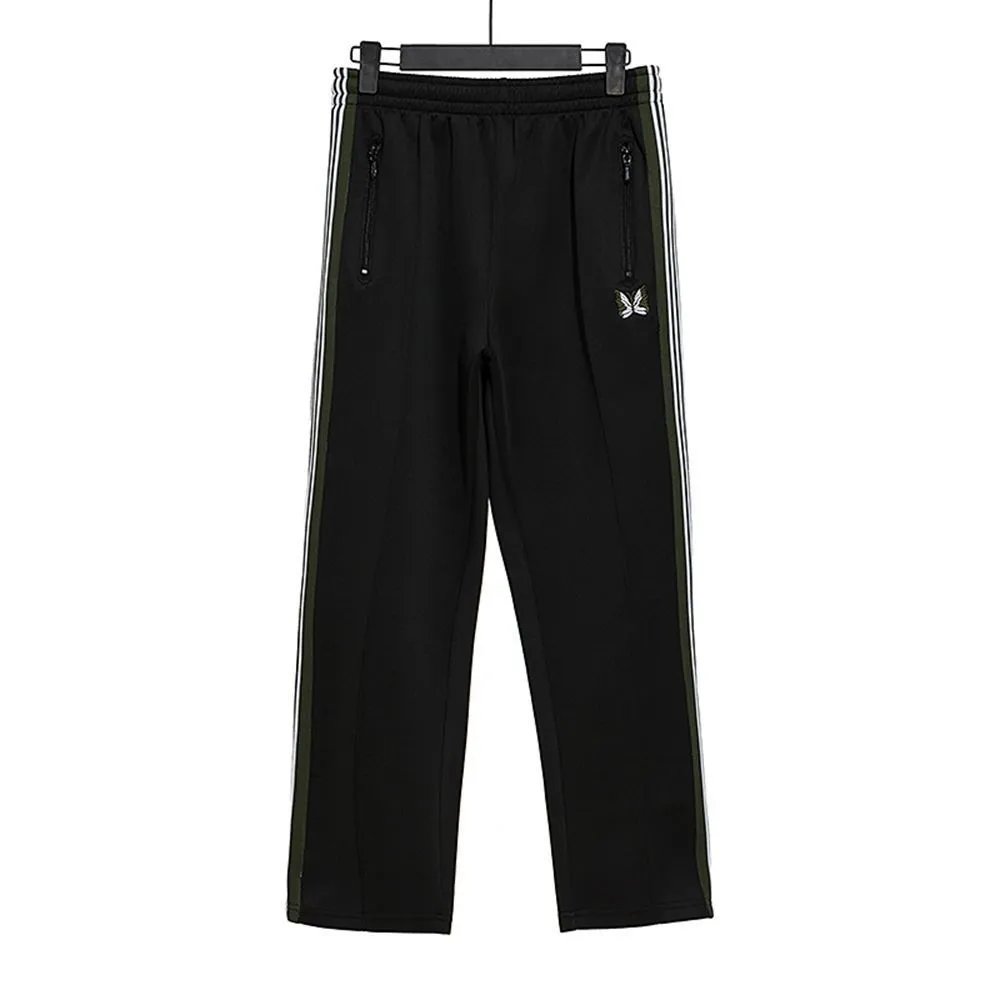 Embroidered Track Straight Pants photo 4