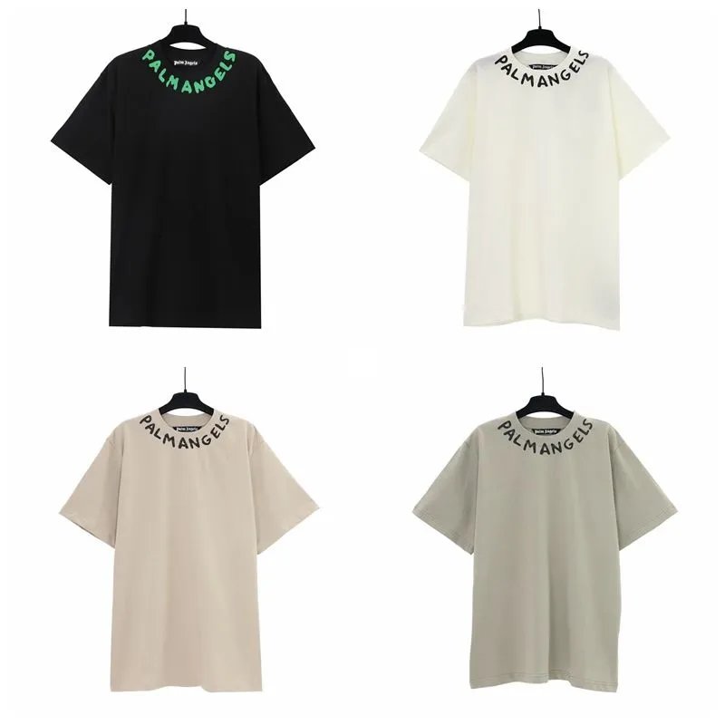 Letter Print Cotton T-Shirt