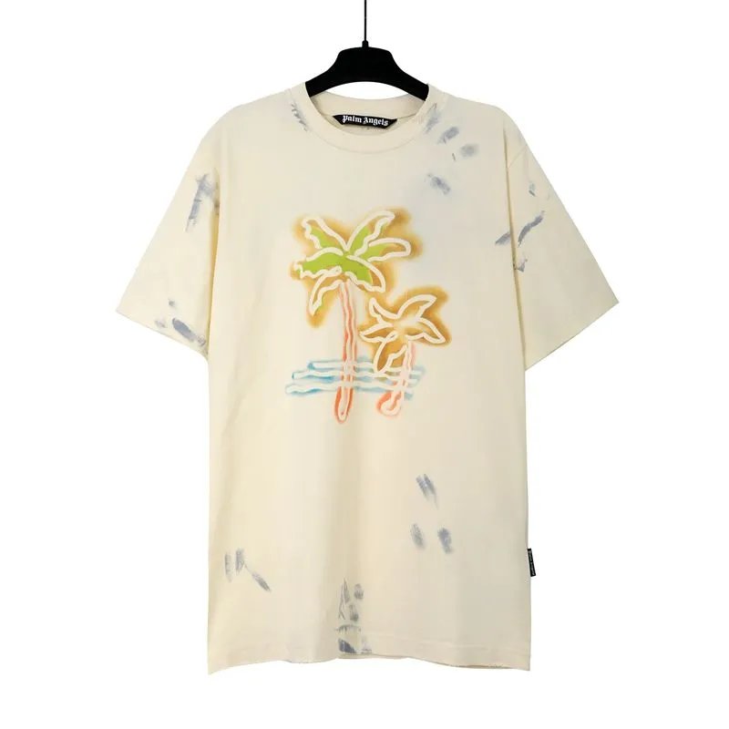 Distressed Cotton Crew Neck T-Shirt photo 6