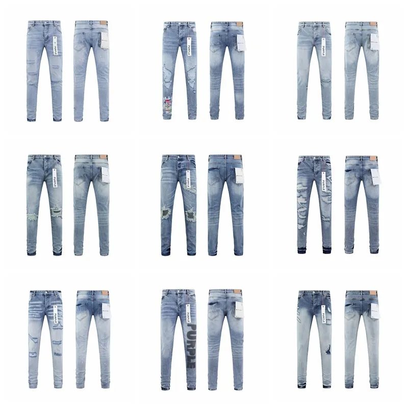 Ripped Washed Denim Jeans