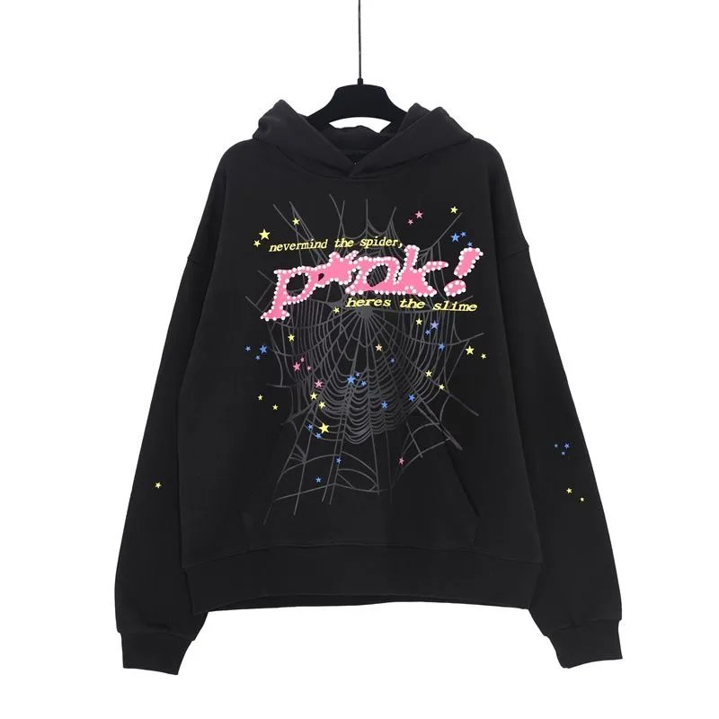 Spider Web Print Hoodie photo 2