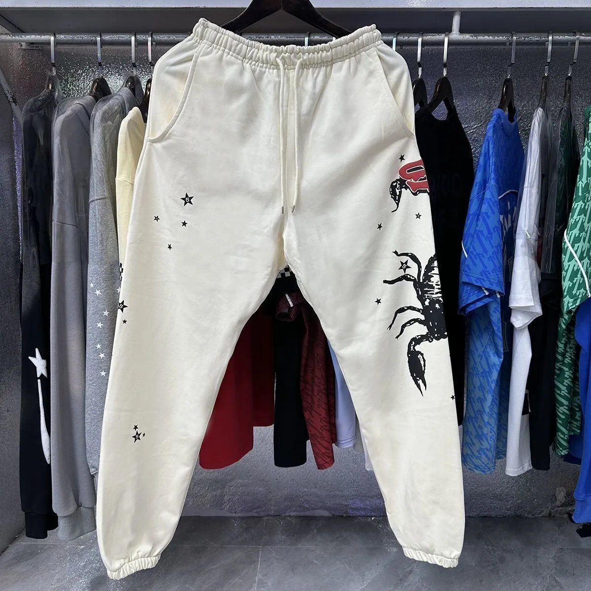 555 Scorpion Foam Print Hoodie and Jogger Set photo 3