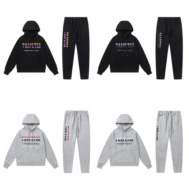 Towel Embroidery Fleece Hoodie and Jogger Set