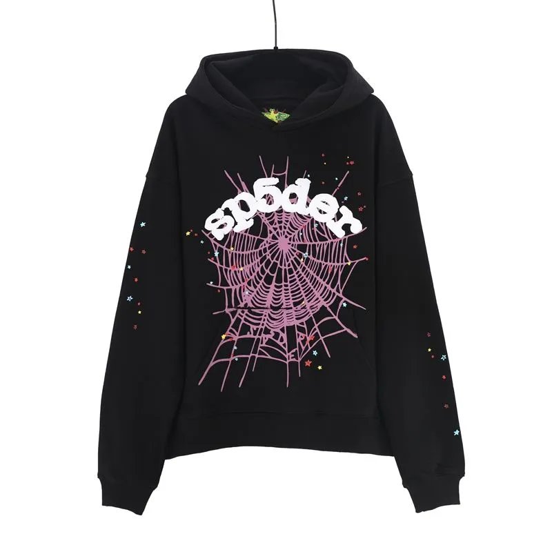 Spider Web Print Hoodie photo 5